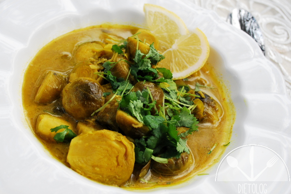 brukselka curry